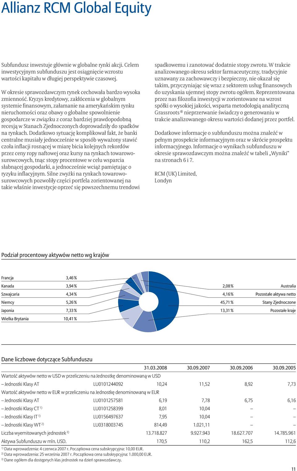 Kryzys kredytowy, zakłócenia w globalnym systemie finansowym, załamanie na amerykańskim rynku nieruchomości oraz obawy o globalne spowolnienie gospodarcze w związku z coraz bardziej prawdopodobną