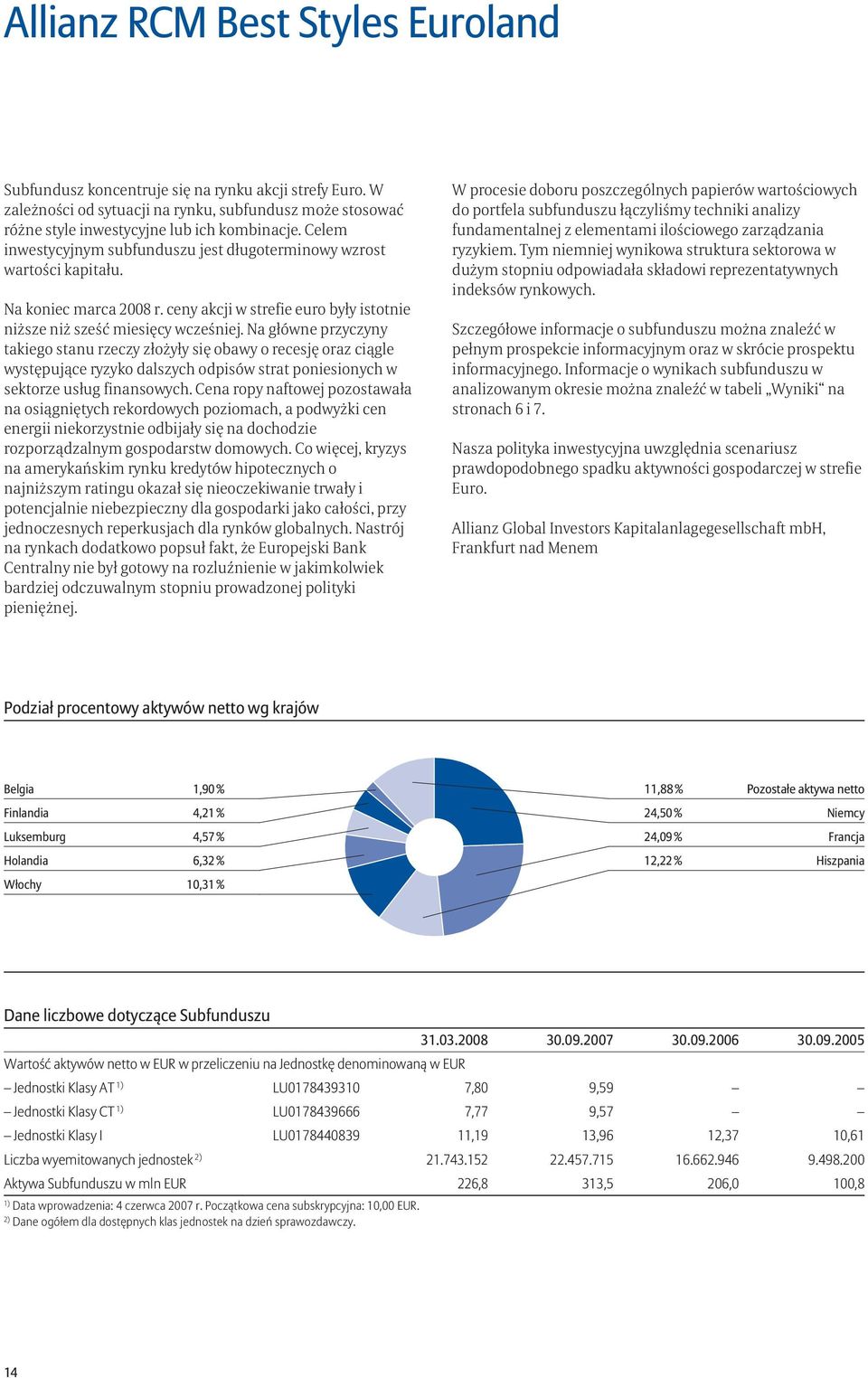 Na główne przyczyny takiego stanu rzeczy złożyły się obawy o recesję oraz ciągle występujące ryzyko dalszych odpisów strat poniesionych w sektorze usług finansowych.