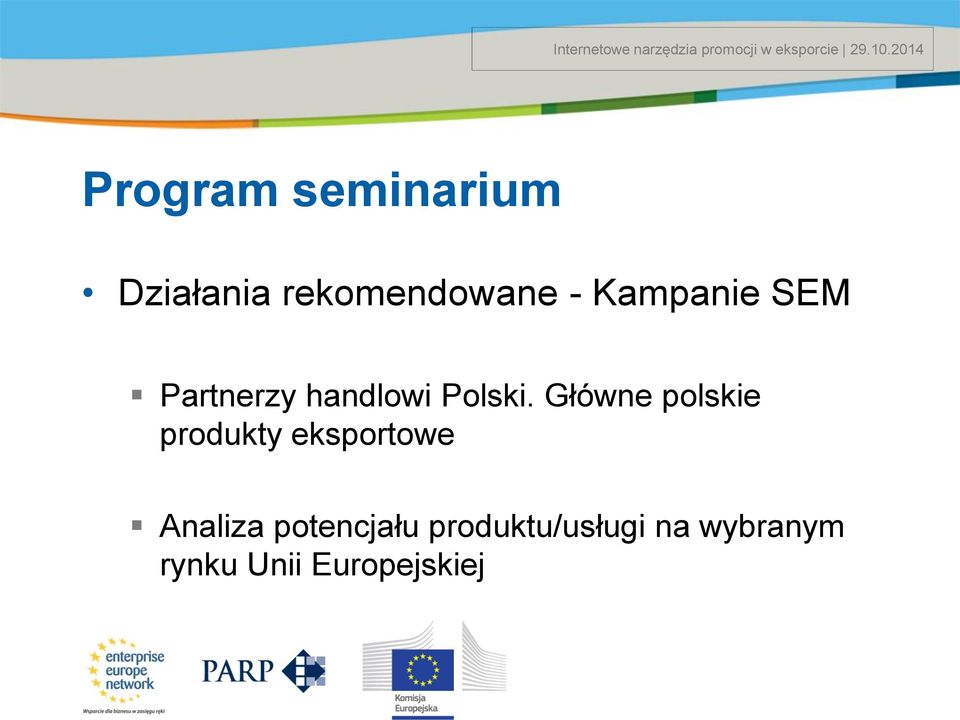 Główne polskie produkty eksportowe Analiza