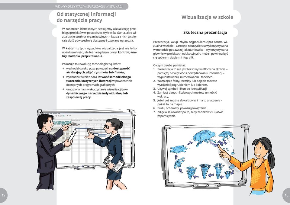 W każdym z tych wypadków wizualizacja jest nie tylko nośnikiem treści, ale też narzędziem pracy: kontroli, analizy, badania, projektowania.