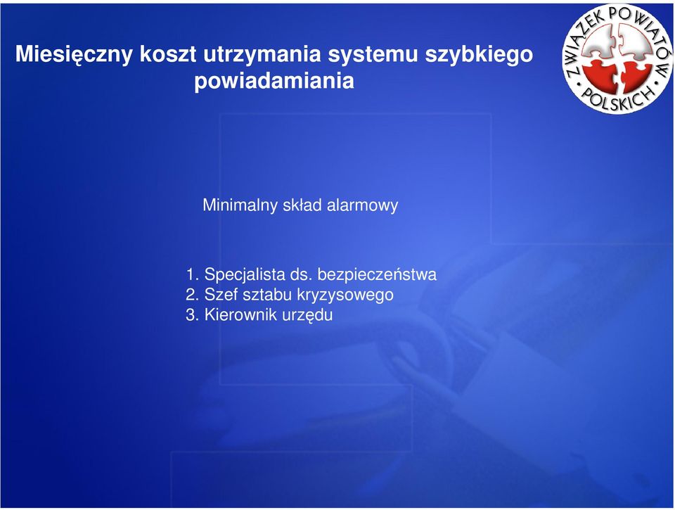 alarmowy 1. Specjalista ds.