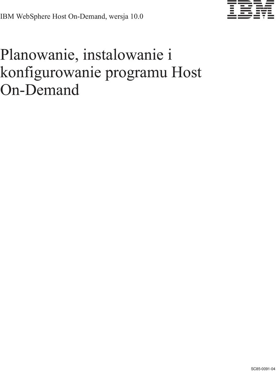 0 Planowanie, instalowanie i