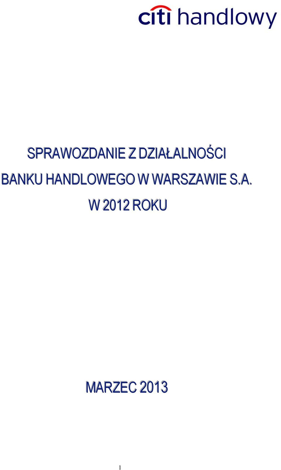 HANDLOWEGO W WARSZAWIIE