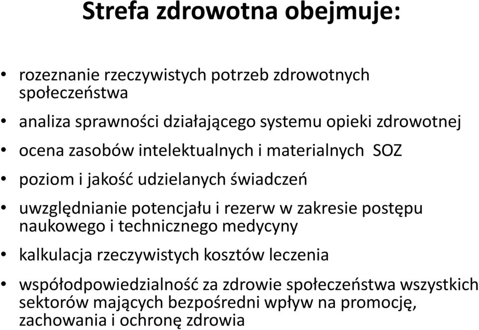 uwzględnianie potencjału i rezerw w zakresie postępu naukowego i technicznego medycyny kalkulacja rzeczywistych kosztów