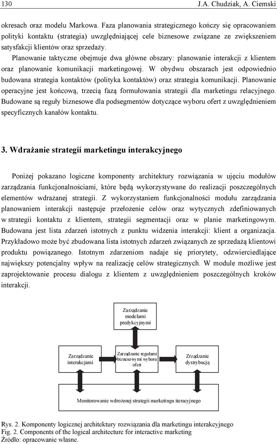 Planowanie taktyczne obejmuje dwa główne obszary: planowanie interakcji z klientem oraz planowanie komunikacji marketingowej.