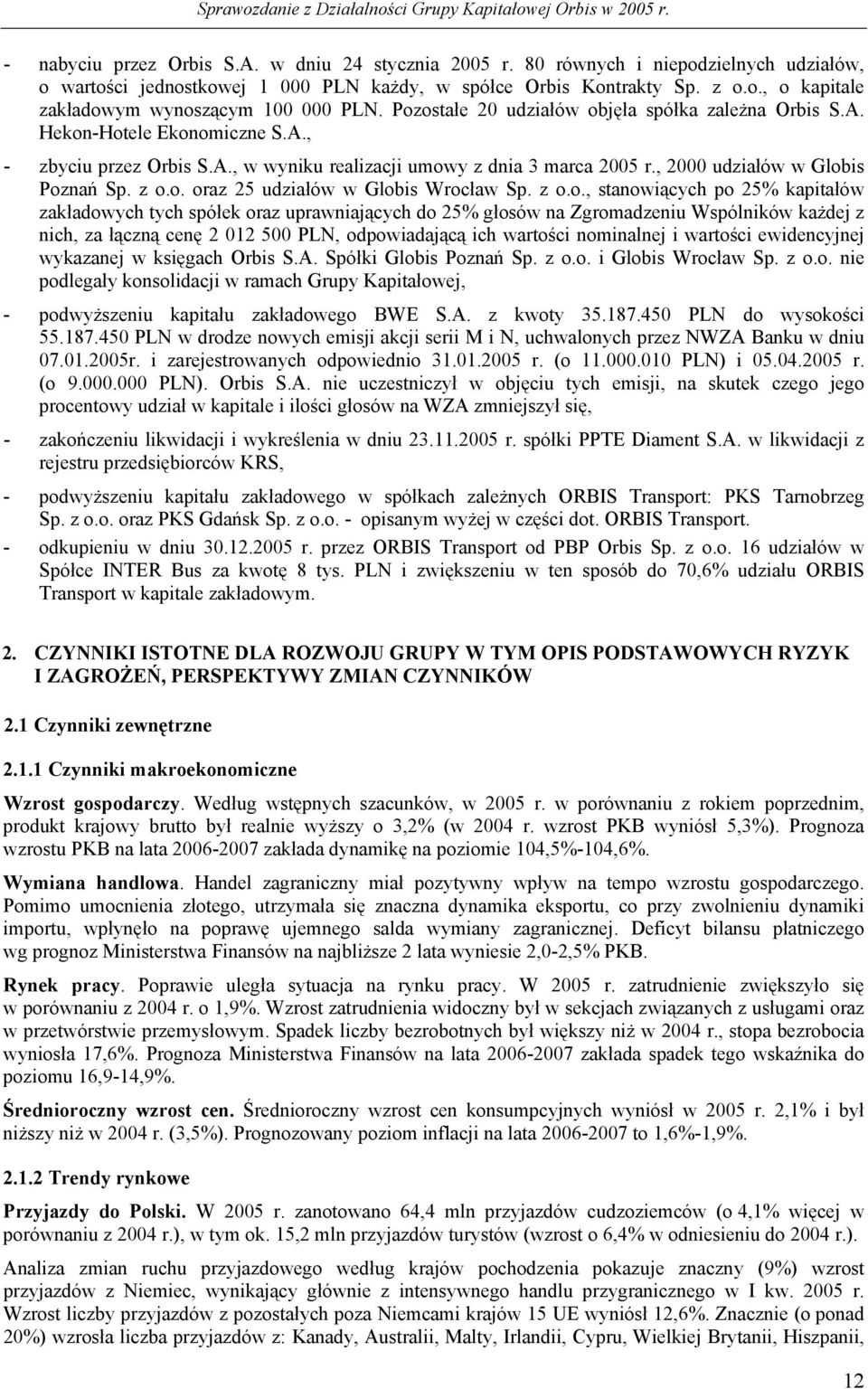 z o.o. oraz 25 udziałów w Globis Wrocław Sp. z o.o., stanowiących po 25% kapitałów zakładowych tych spółek oraz uprawniających do 25% głosów na Zgromadzeniu Wspólników każdej z nich, za łączną cenę 2