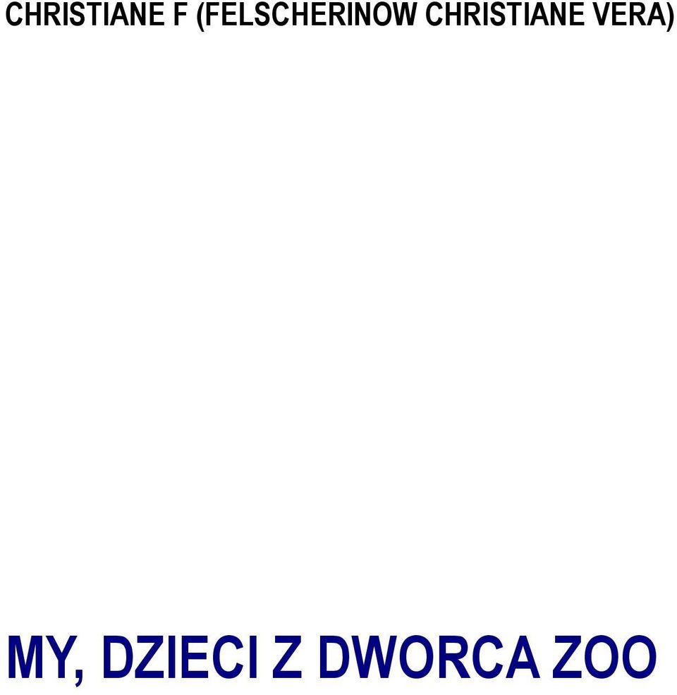 CHRISTIANE VERA)