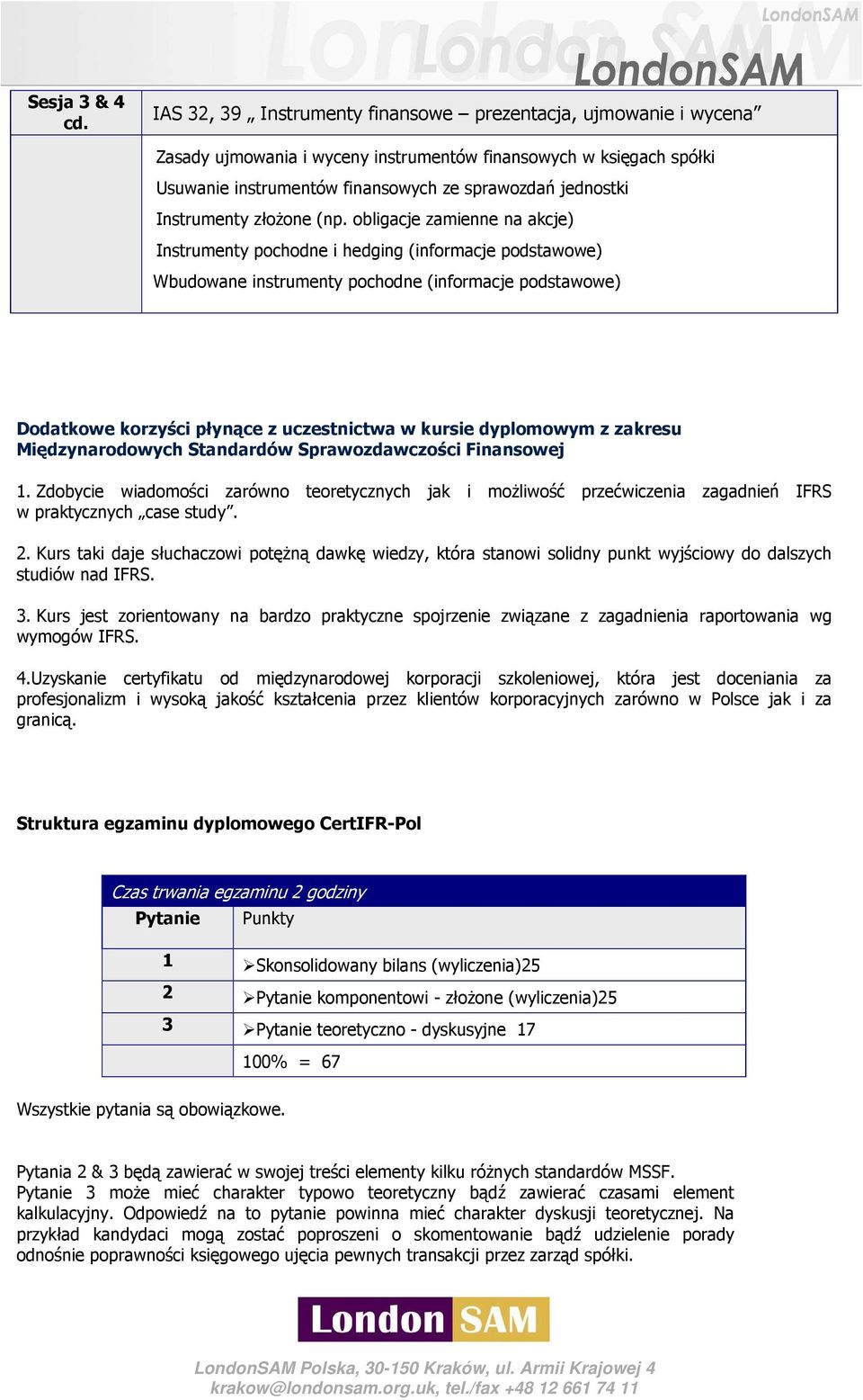 Instrumenty złoŝone (np.