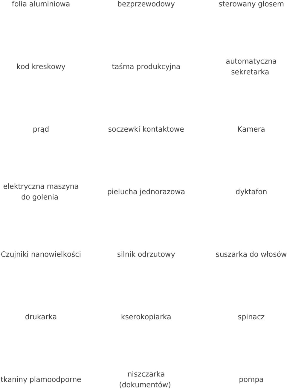 golenia pielucha jednorazowa dyktafon Czujniki nanowielkości silnik odrzutowy