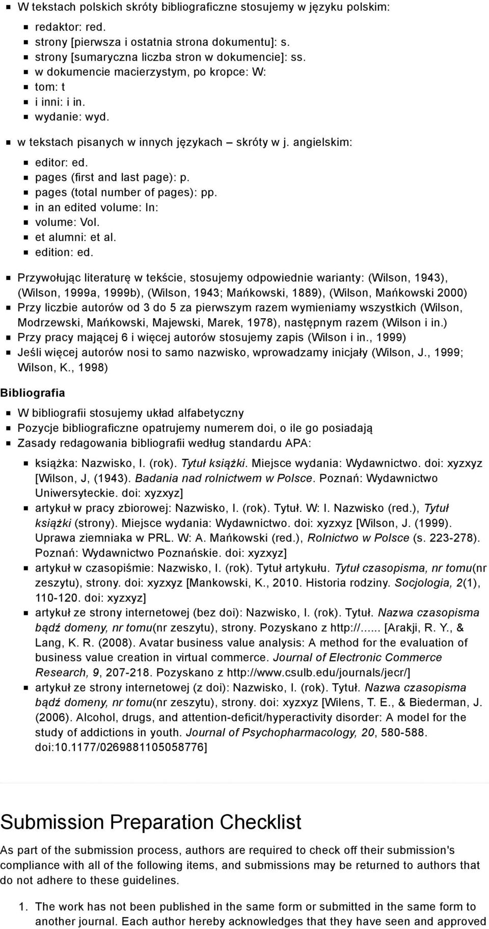 pages (total number of pages): pp. in an edited volume: In: volume: Vol. et alumni: et al. edition: ed.