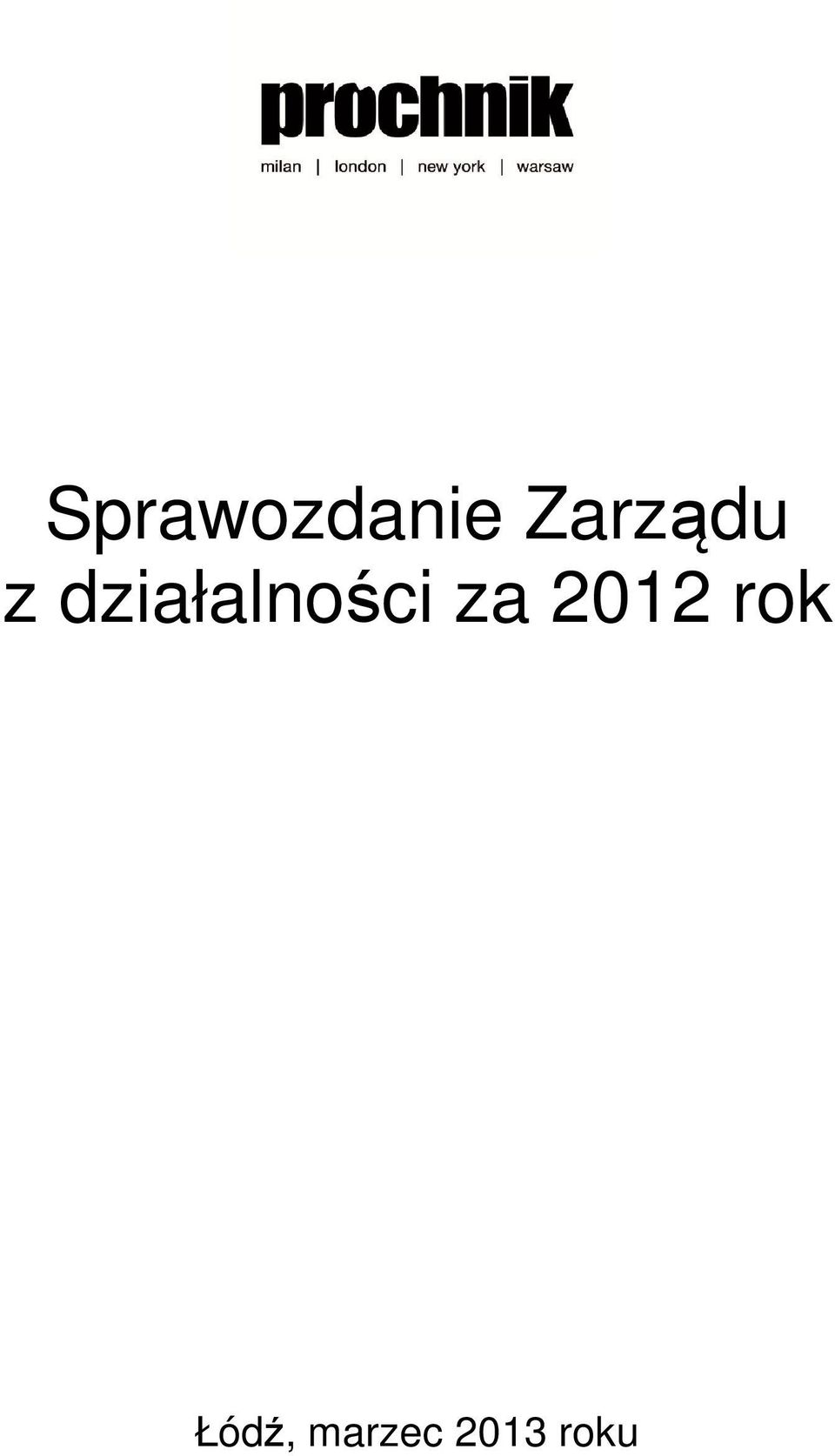 działalności za