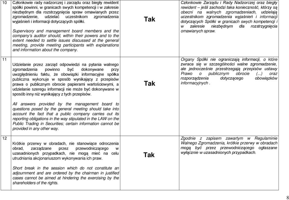 11 publiczna wykonuje Organy Spó o które Prawo o publicznym obrocie (...) oraz informacyjnych.