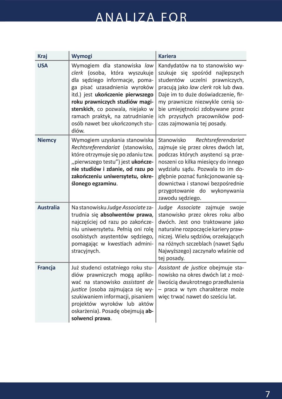 Wymogiem uzyskania stanowiska Rechtsreferendariat (stanowisko, które otrzymuje się po zdaniu tzw.