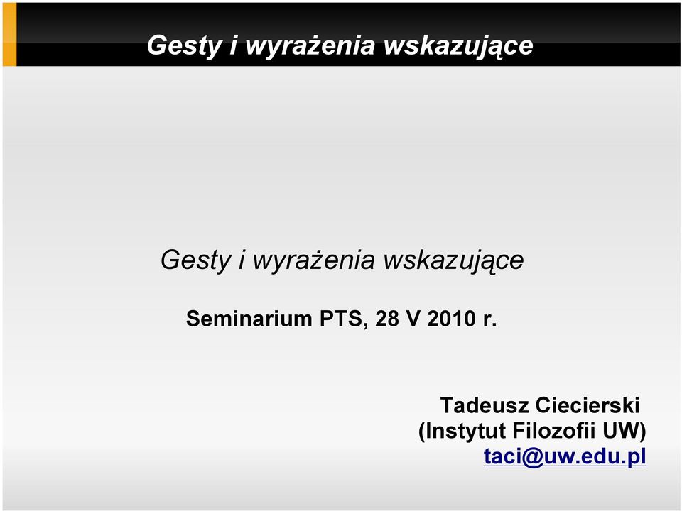 Tadeusz Ciecierski (Instytut