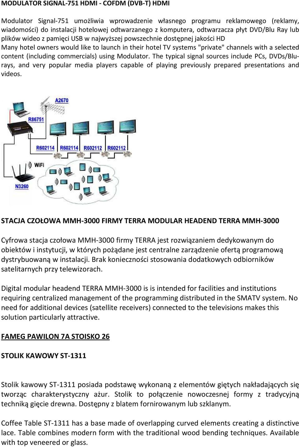 selected content (including commercials) using Modulator.