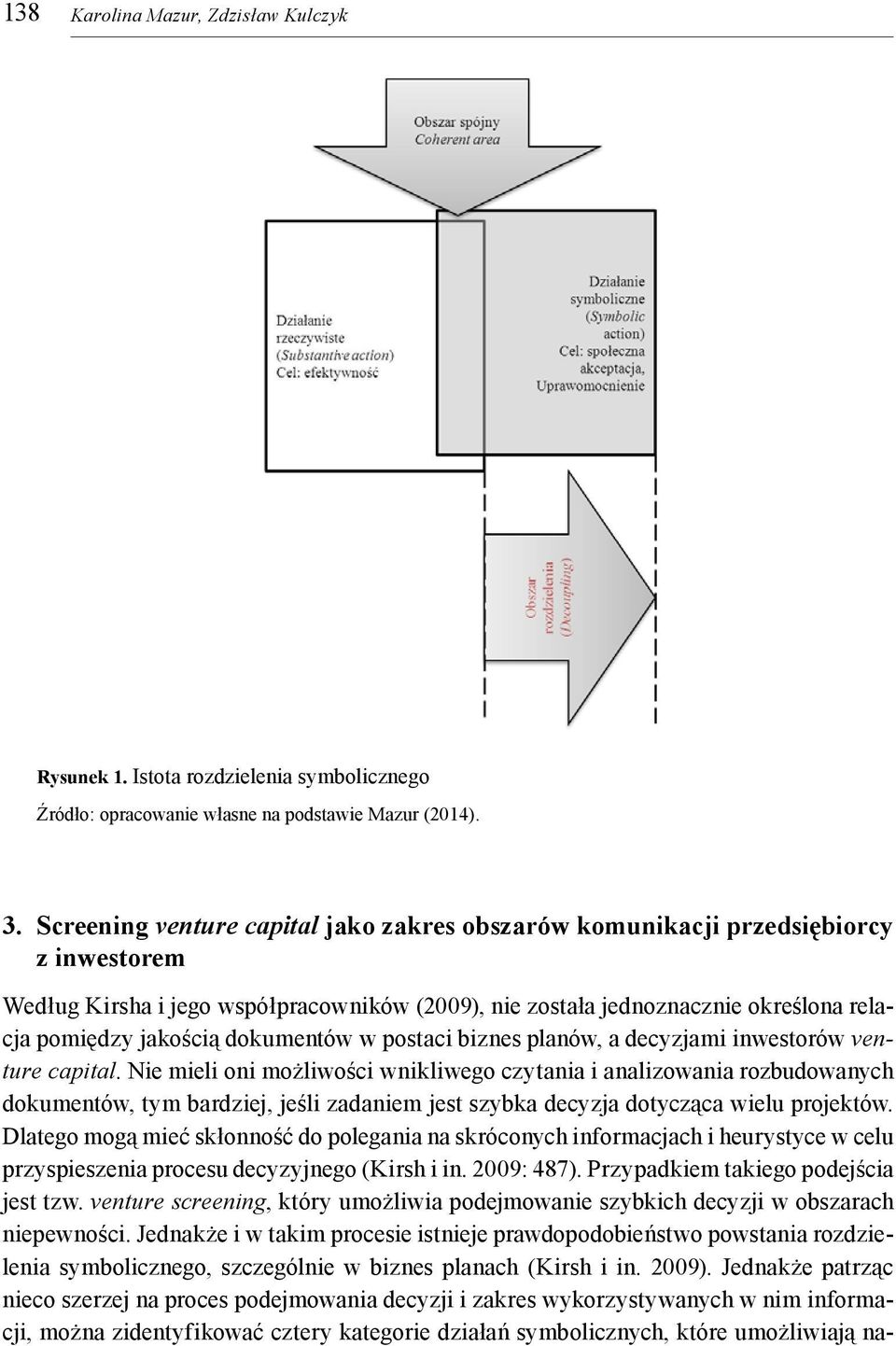 dokumentów w postaci biznes planów, a decyzjami inwestorów venture capital.