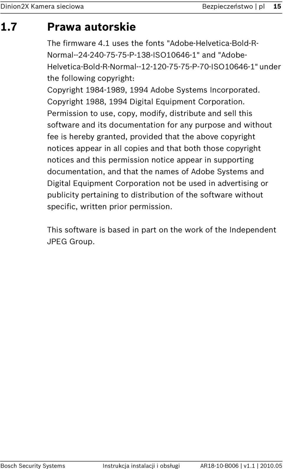 1994 Adobe Systems Incorporated. Copyright 1988, 1994 Digital Equipment Corporation.