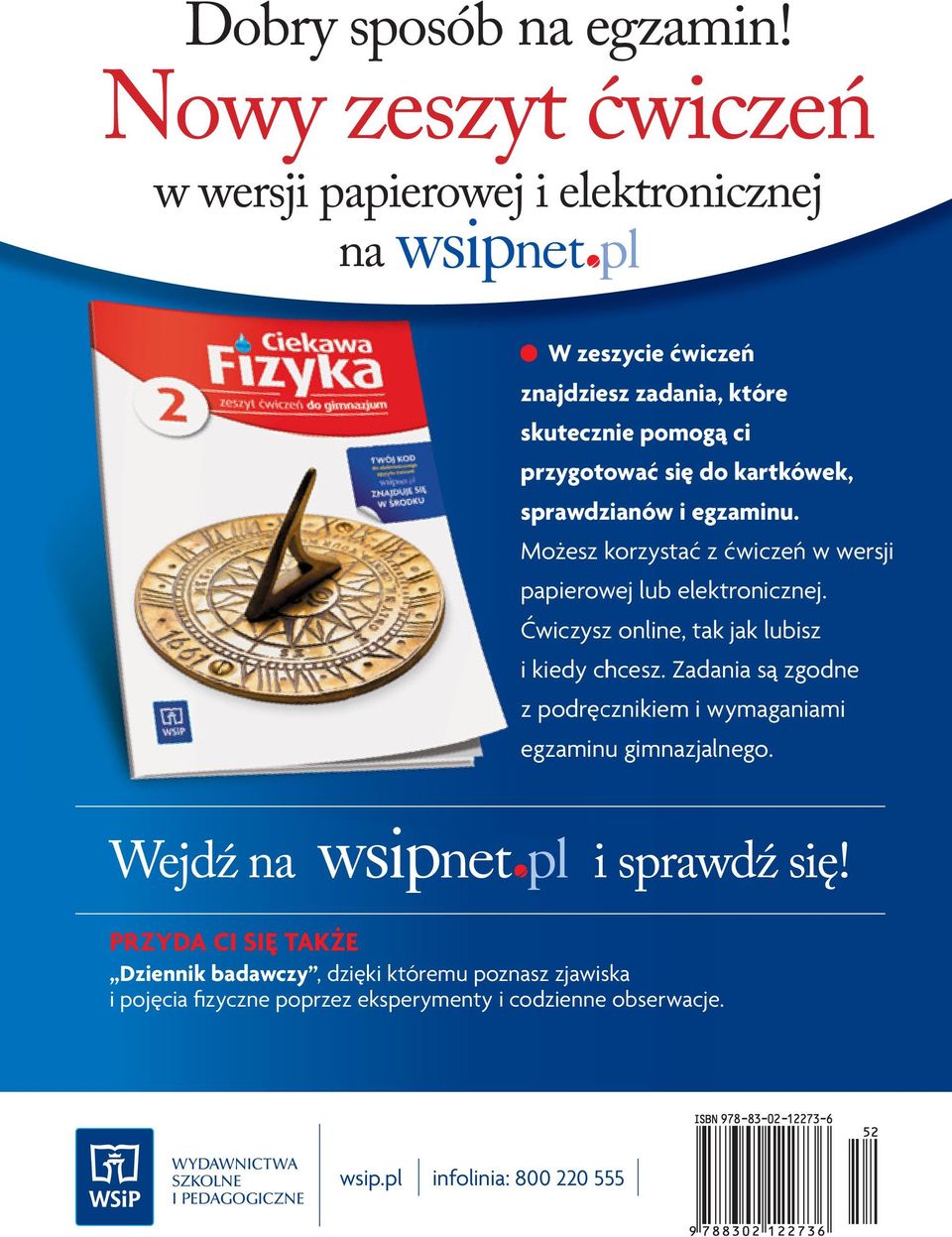 kartkówek, sprawdzianów i egzaminu. Możesz korzystać z ćwiczeń w wersji papierowej lub elektronicznej. Ćwiczysz online, tak jak lubisz i kiedy chcesz.