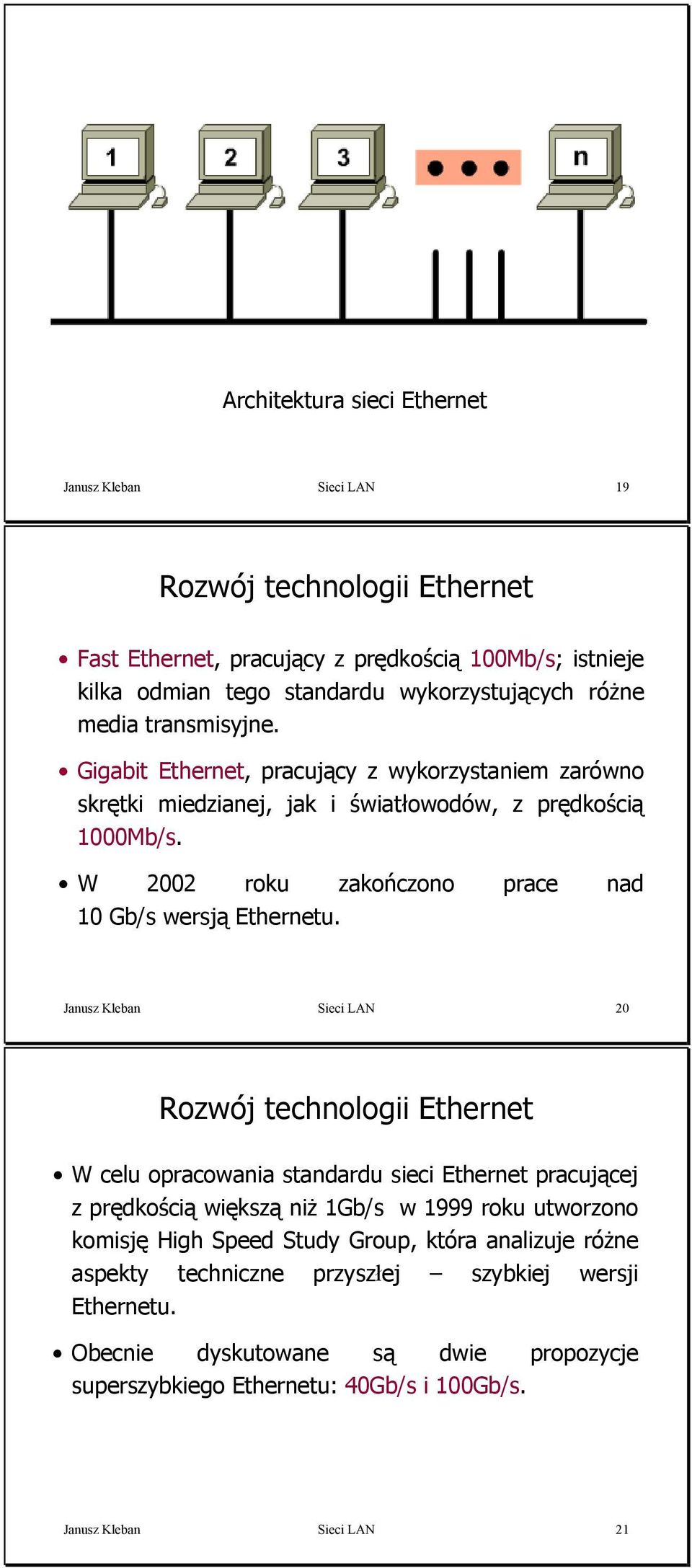 W 2002 roku zakończono prace nad 0 Gb/s wersją Ethernetu.