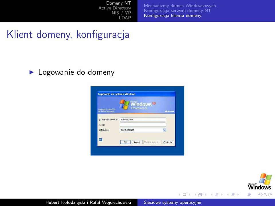 Konfiguracja klienta domeny