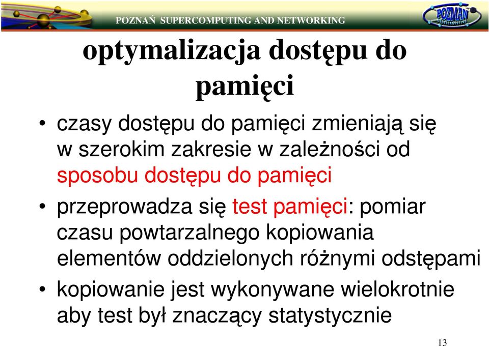 pomiar czasu powtarzalnego kopiowania elementów oddzielonych rónymi odstpami