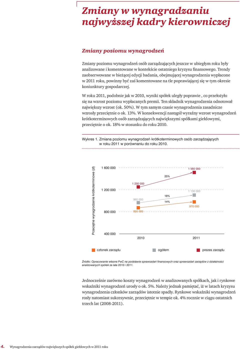 Trendy zaobserwowane w bieżącej edycji badania, obejmującej wynagrodzenia wypłacone w 2011 roku, powinny być zaś komentowane na tle poprawiającej się w tym okresie koniunktury gospodarczej.