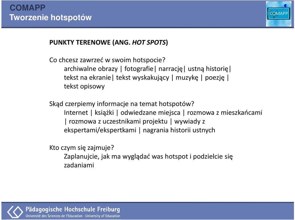 czerpiemy informacje na temat hotspotów?