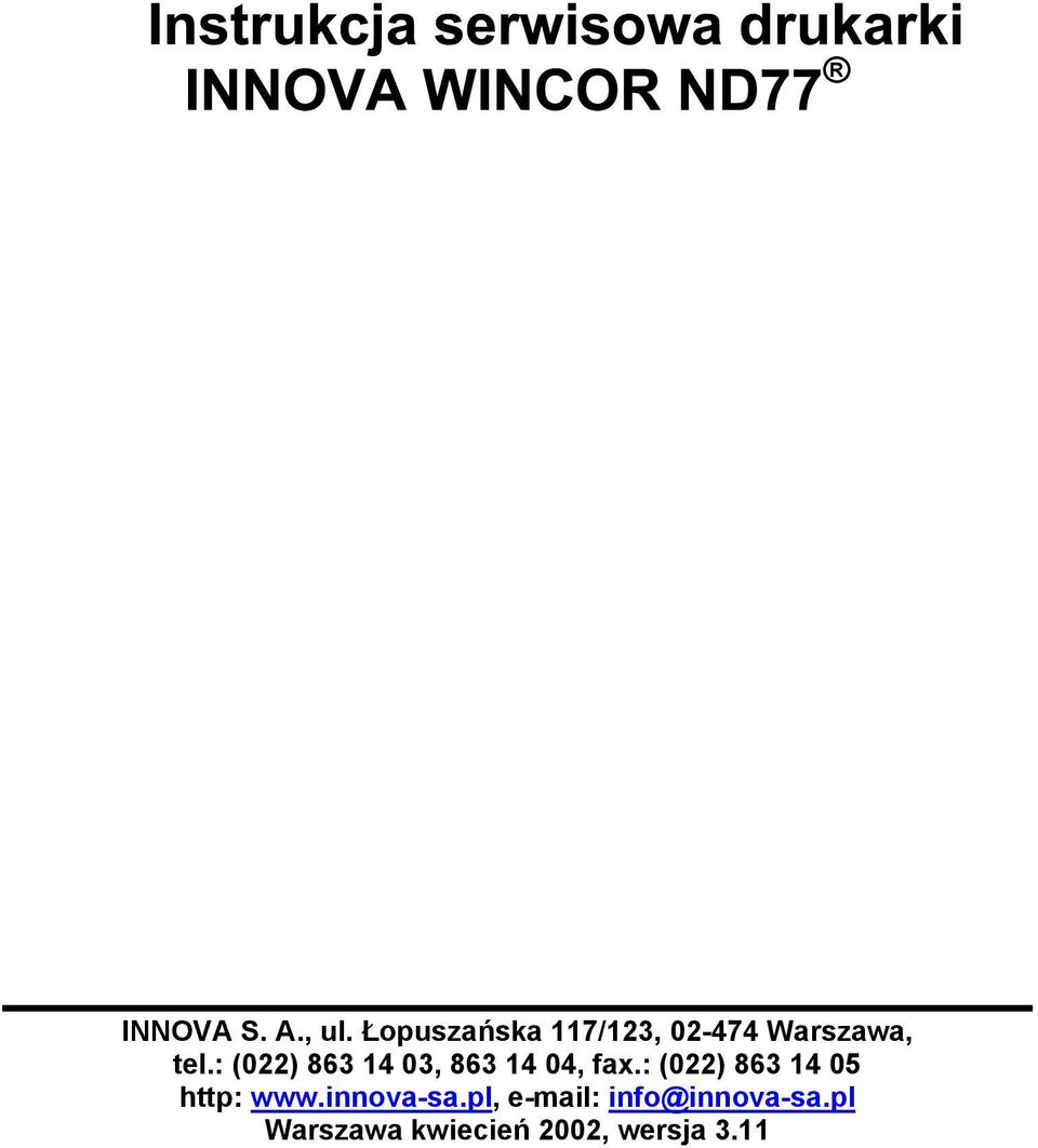 : (022) 863 14 03, 863 14 04, fax.