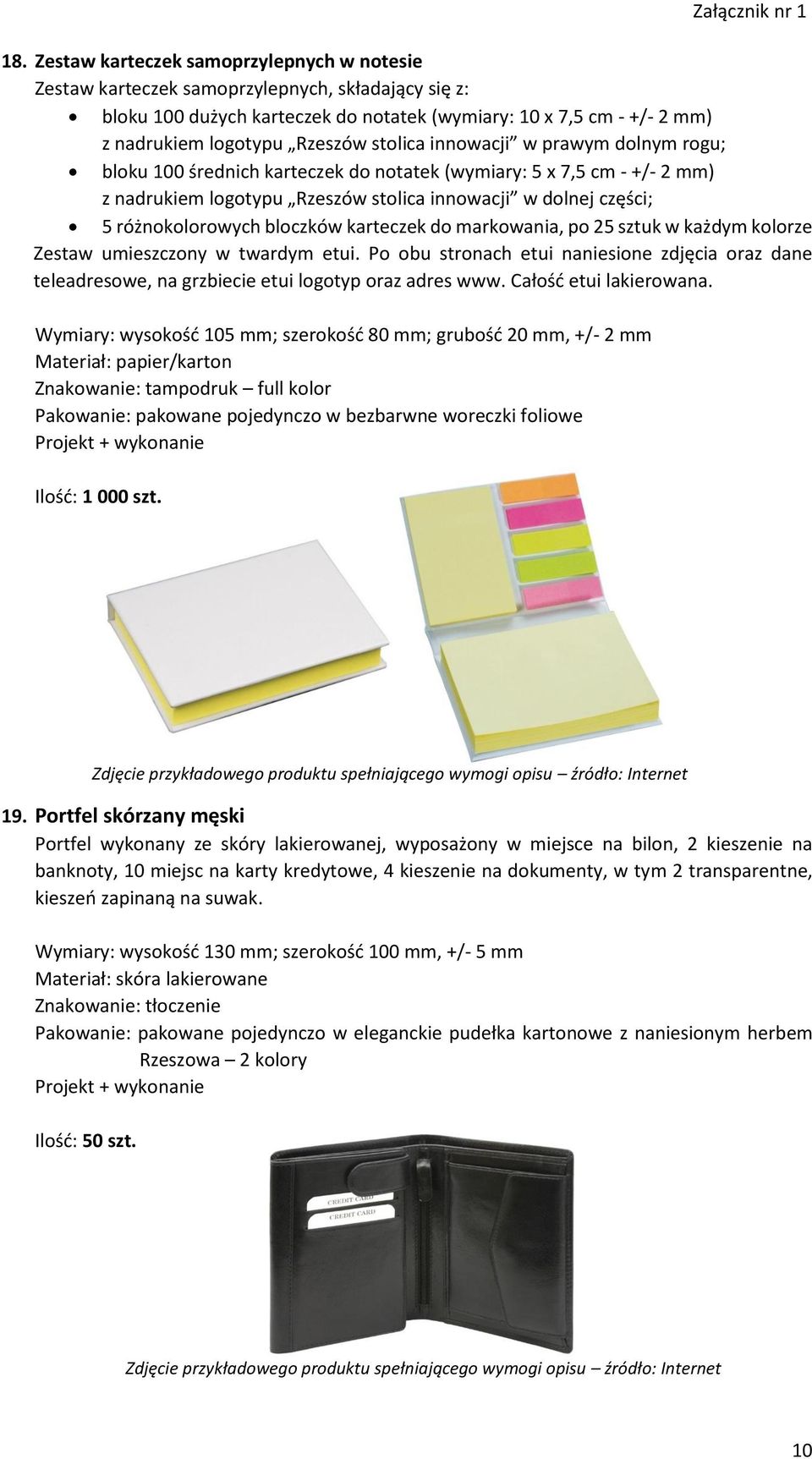 bloczków karteczek do markowania, po 25 sztuk w każdym kolorze Zestaw umieszczony w twardym etui.