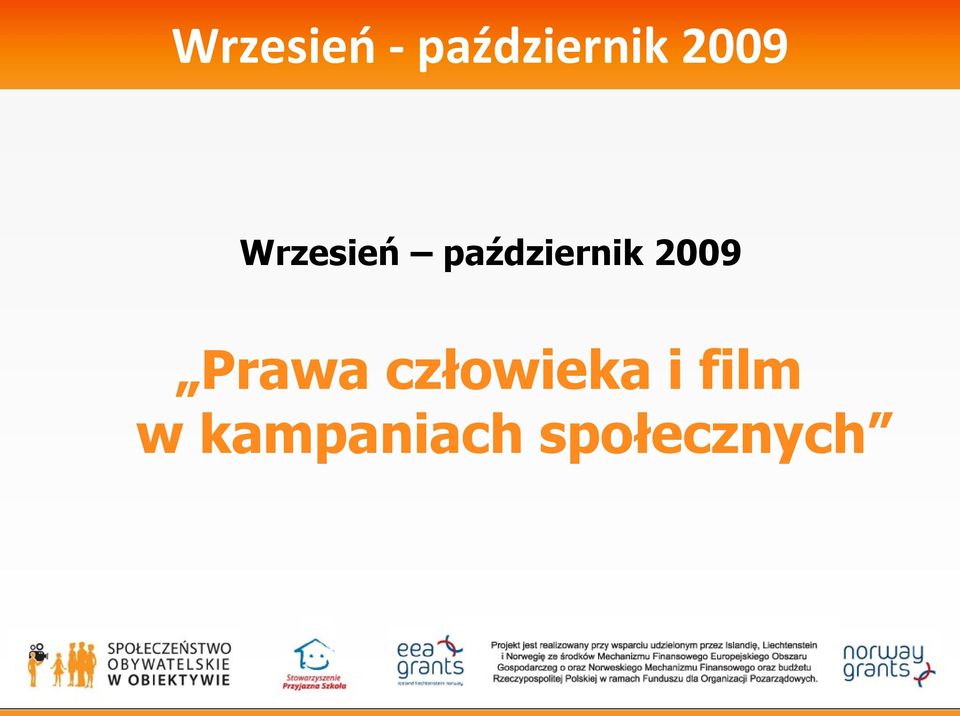 2009 Prawa człowieka i