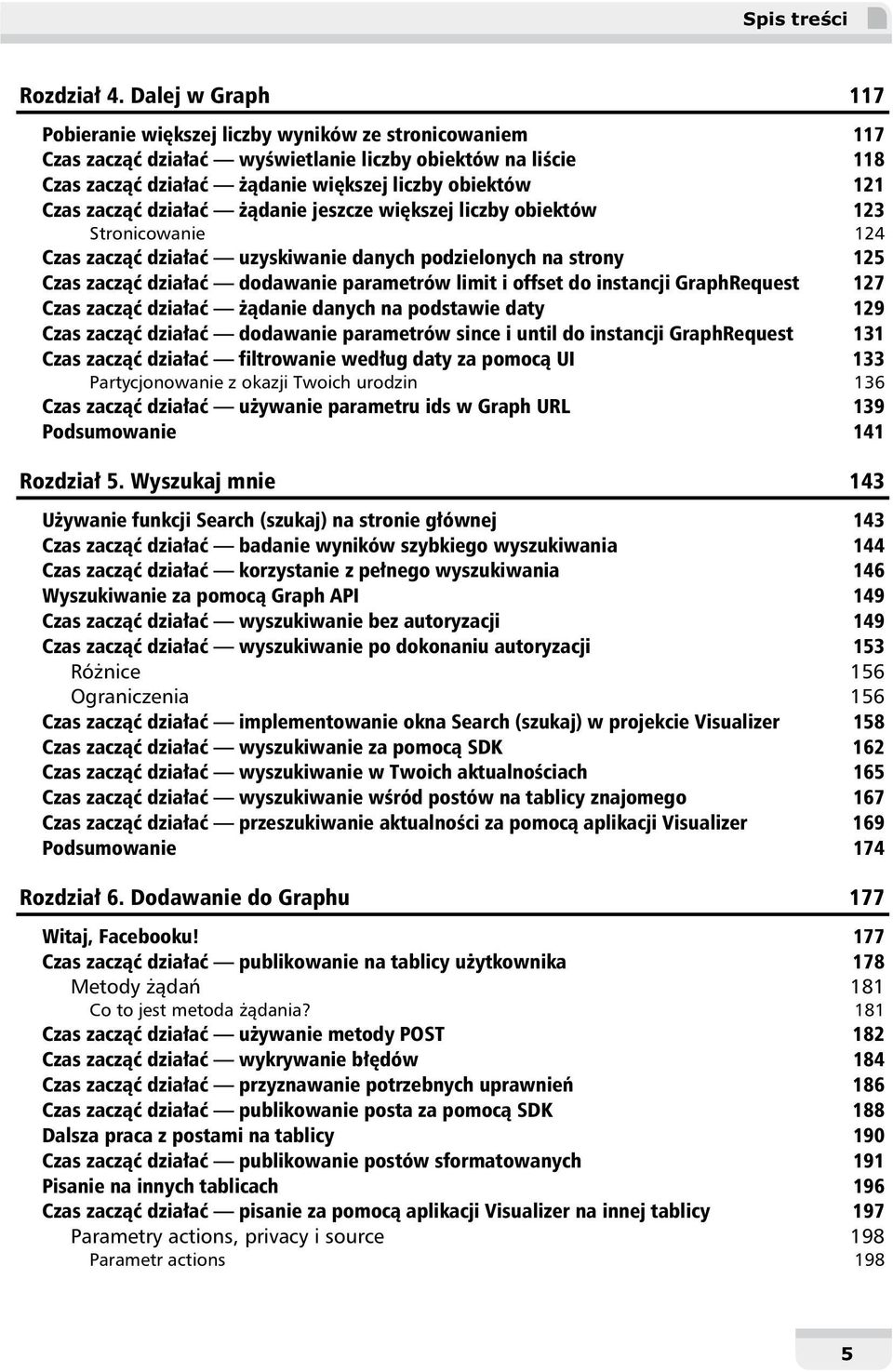 dzia a danie jeszcze wi kszej liczby obiektów 123 Stronicowanie 124 Czas zacz dzia a uzyskiwanie danych podzielonych na strony 125 Czas zacz dzia a dodawanie parametrów limit i offset do instancji