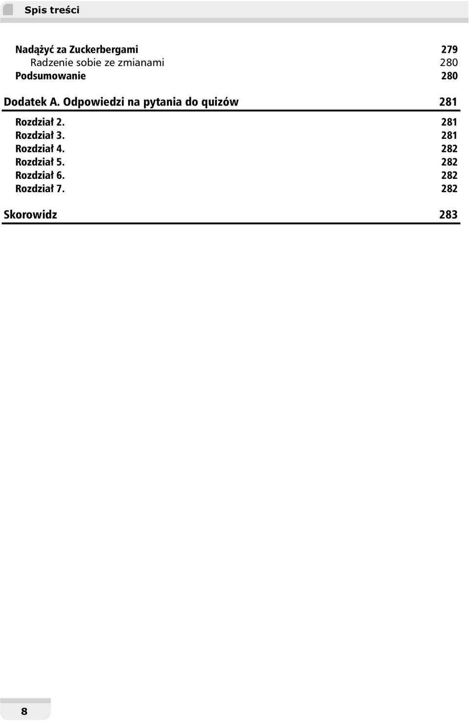 Odpowiedzi na pytania do quizów 281 Rozdzia 2.