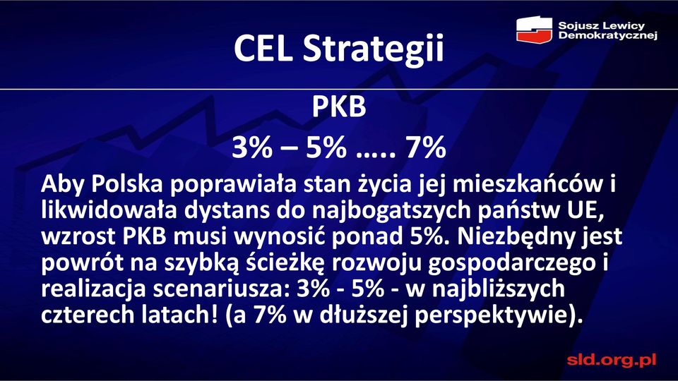 najbogatszych państw UE, wzrost PKB musi wynosić ponad 5%.