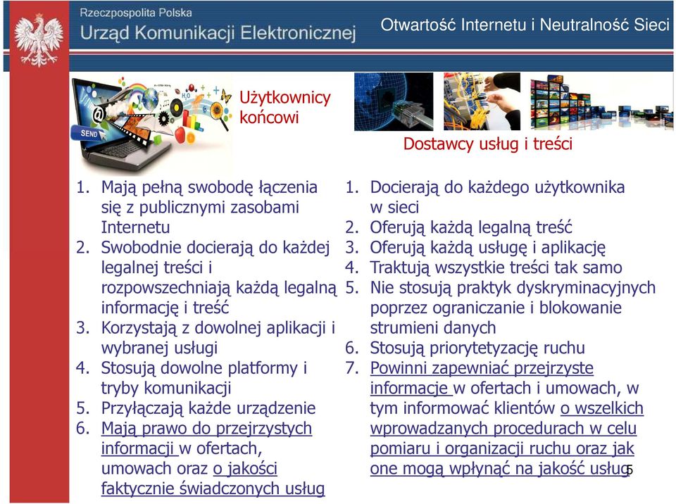 Stosują dowolne platformy i tryby komunikacji 5. Przyłączają każde urządzenie 6.