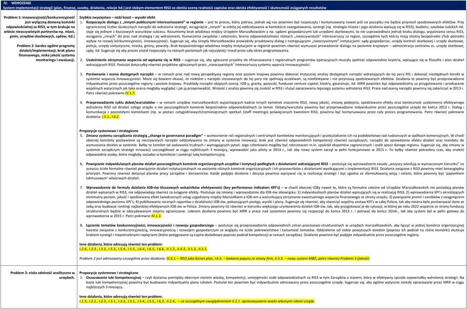 odpowiedzialnej za RIS3, w tym brakuje na orbicie nieoczywistych partnerów np. miast, gmin, urzędów skarbowych, sądów, itd.