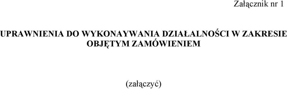 WYKONAYWANIA