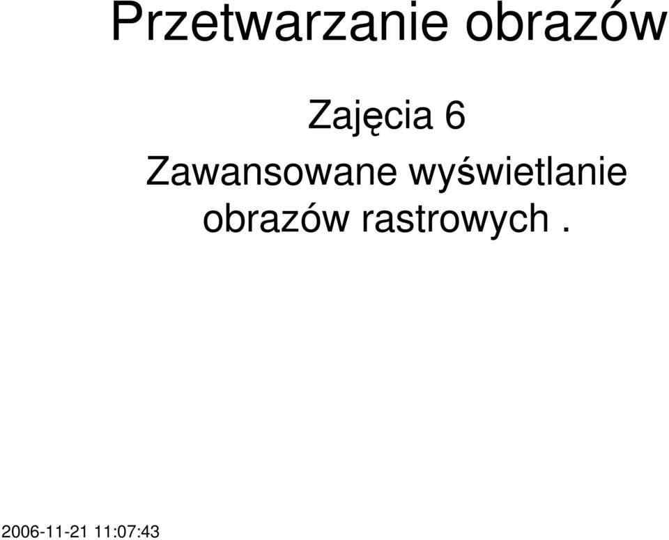 wyświetlanie obrazów