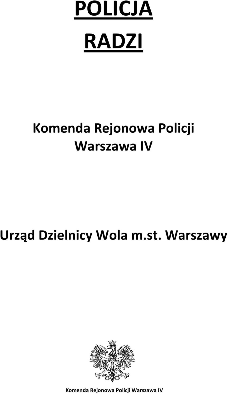 Dzielnicy Wola m.st.