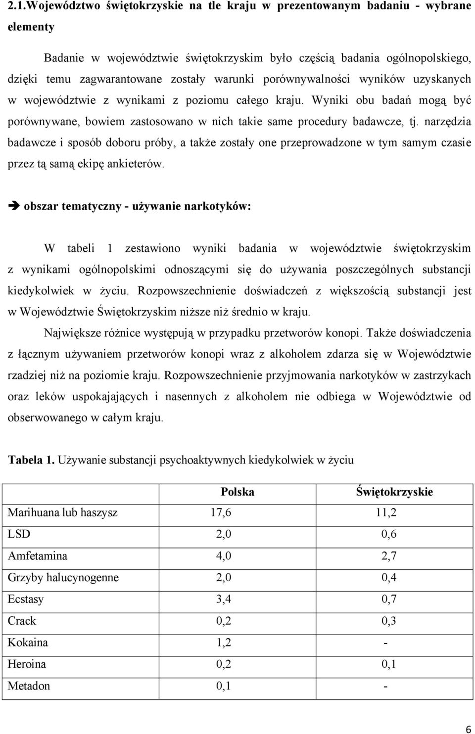 narzędzia badawcze i sposób doboru próby, a także zostały one przeprowadzone w tym samym czasie przez tą samą ekipę ankieterów.