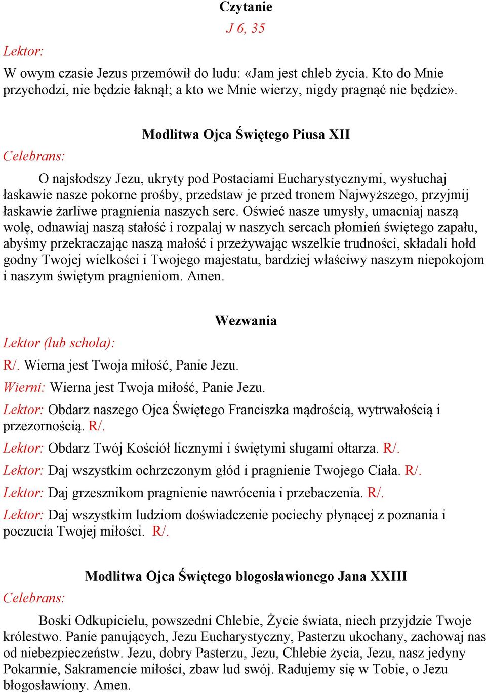 pragnienia naszych serc.