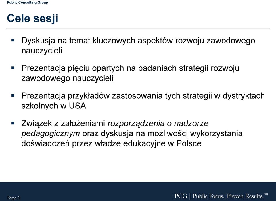 tych strategii w dystryktach szkolnych w USA Związek z założeniami rozporządzenia o nadzorze