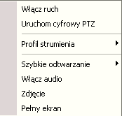 9.3 Zarządzanie PTZ Zarządzaj kamerami PTZ. Dostępna funkcjonalność: ruch, zoom, patrolowanie, strojenie ostrości, ustawienie pozycji. 9.3.1 Ustaw / Idź Ustaw widok kamery.