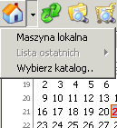 2.2 Otwórz nagranie Wybierz Otwórz nagranie, aby otworzyć panel Wyszukiwanie daty i czasu. 2.2.1 Panel Wyszukiwanie daty i czasu 2.2.2 Okno wyświetlania nagrań Okno wyświetla informacje o dostępnych nagraniach wideo.