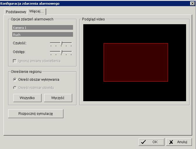 Ręcznie anuluj zdarzenie lub ostatnie zdarzenie: Alarm/akcja będzie kontynuowany do czasu jego ręcznego anulowania w Main Console.