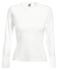 Koszulka Lady-Fit Crew Neck Z Długim Rękawem 61-022-0 Materiał: 95% bawełny, 5% elastanu Gramatura: Biały 200gm/m², Kolor 210gm/m² Rozmiary: