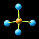 141 wiązania wielkokrotne i wolne elektrony liczymy jak pojedyncze wiązanie Dla określenia prawdopodobnej struktury cząsteczek postępujemy w następującej kolejności: Przykłady Metan określamy atom