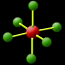 143 3 pary elektronów - struktura trygonalna PF 6 - - anion Struktura Lewisa: Atom centralny: fosfor Ilość elektronów walencyjnych atomu centralnego: 5 Ilość elektronów ligandów - 6 atomów F: 6 Ilość