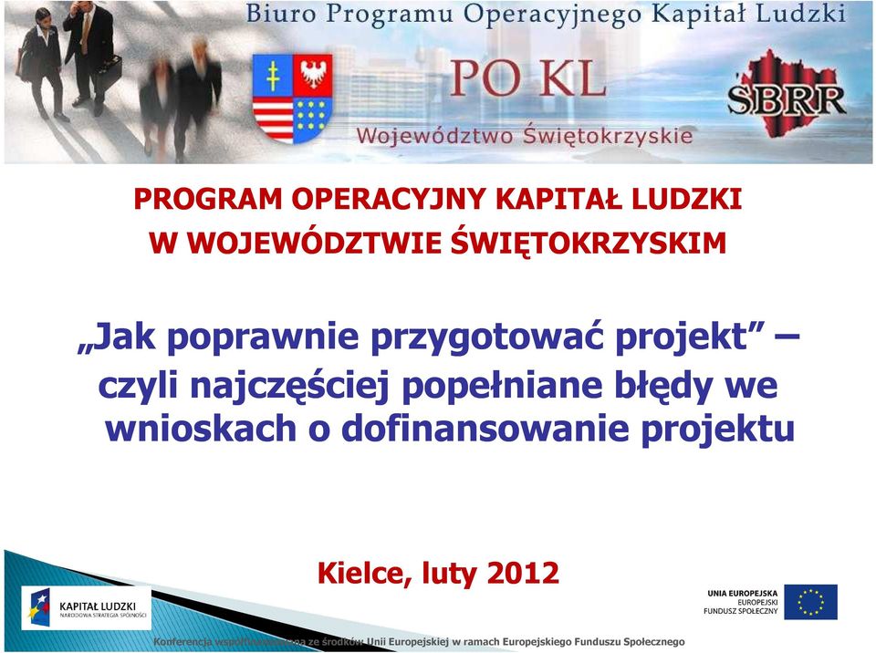 przygotować projekt czyli najczęściej