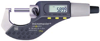 Przyrządy ręczne Mikrometry Zestaw mikrometrów elektronicznych DIN 63 0 0 mm IP67? PROXIMITY Do pomiaru np. średnic wałów, wymiarów zewnętrznych na przedmiotach obrabianych itp.