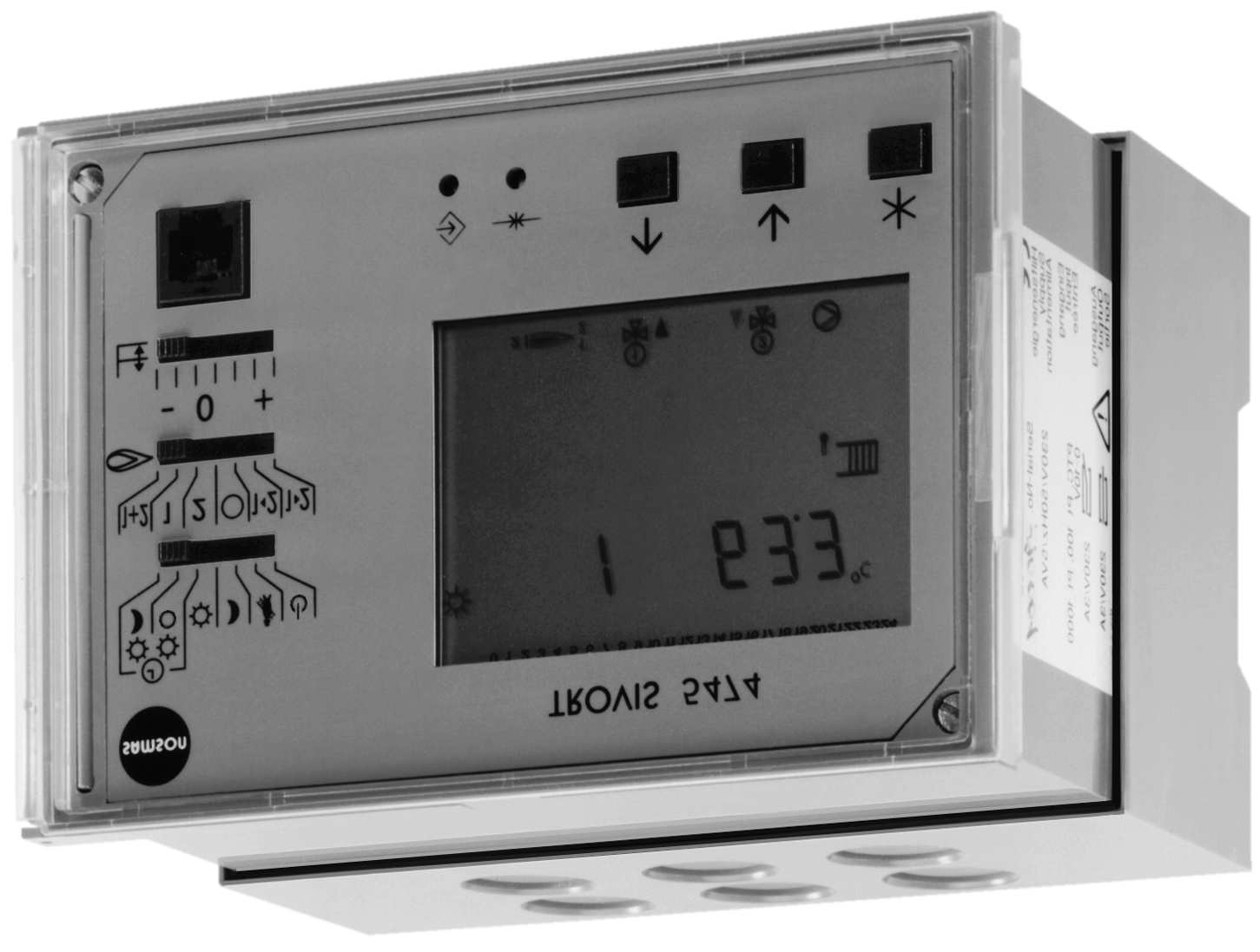 System automatycznej regulacji TROVIS 5400 Regulator cyfrowy do kot³ów TROVIS 5474 Zastosowanie Regulator s³u y do sterowania prac¹ maksymalnie dwóch kot³ów jedno- i dwustopniowych lub z palnikami o